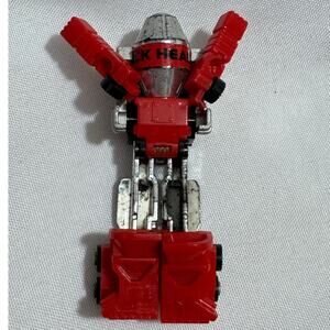 GoBots Block Head #17 – 1984 Tonka – On Card – Enemy Robot Cement Mixer Vintage